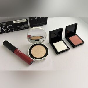 New, unused NARS blush & Glow Luminize Highlighter and lipstick 
MINi SET.
